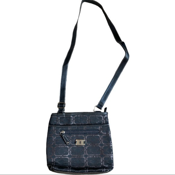 Handbags - Black bag with bling silver sparkles in design